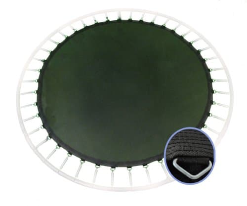 Upper Bounce Replacement Jumping Mat, Fits 14 ft Round Trampoline Frame with 84 V-Hooks, Using 7" Springs