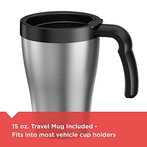 BLACK+DECKER Coffeemaker, 1, 0.45 liters, Black/Stainless Steel — view 5