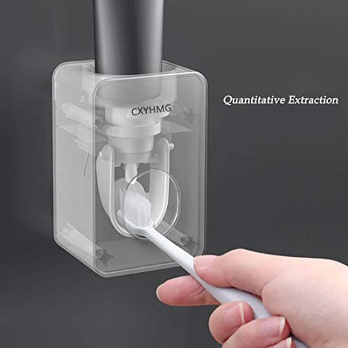 Automatic Toothpaste Dispenser for Kids, Toothpaste Squeezer， Black Grey — view 5
