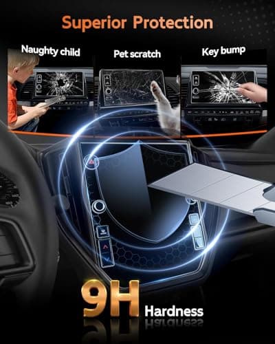 CDEFG for 2022-2026 Subaru WRX & 2024 2025 2026 Subaru Crosstrek Accessories Screen Protector,Premium/Limited/GT/Sport/Limited/Wilderness TouchScreen Display Cover (11.6 Inch Tempered Glass) — view 3