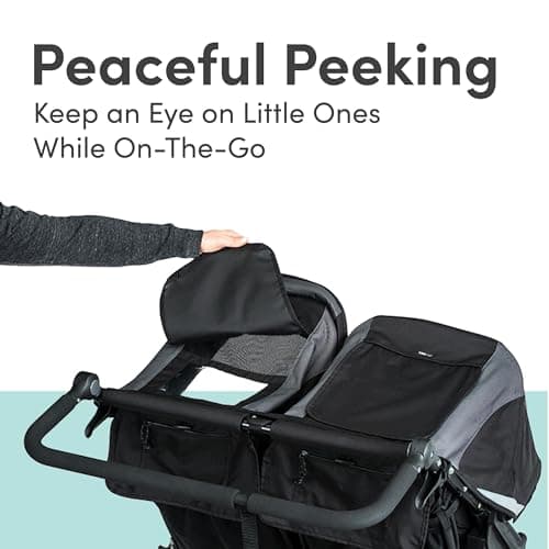 BOB Gear Revolution Flex 3.0 Duallie Jogging Stroller — Graphite Black — view 4