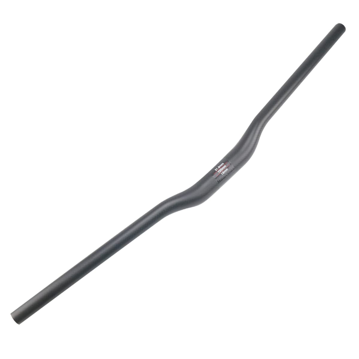 RXL SL Manillar de Carbono MTB 31.8 - Bicicleta de Montaña Riser 3K Mate 760mm