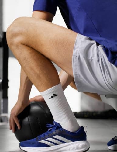 adidas Men's Superlite Crew Socks (6 Pairs) Lightweight & Breathable — view 2