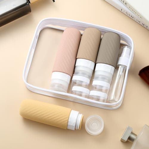 Mrsdry 16 Pack Travel Bottles Set, TSA Approved Leak Proof Silicone Squeezable Containers for Toiletries, Refillable Travel Accessories for Conditioner, Shampoo, Lotion & Body Wash Accessories — view 4