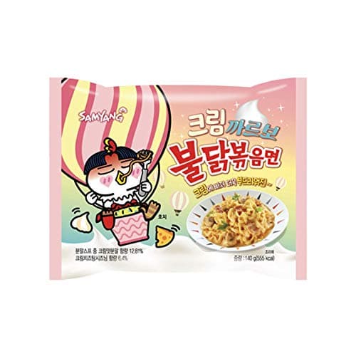 Samyang Buldak Cream Carbonara Hot Chicken Flavor Ramen Pack of 5 700g (140g x5) — view 2