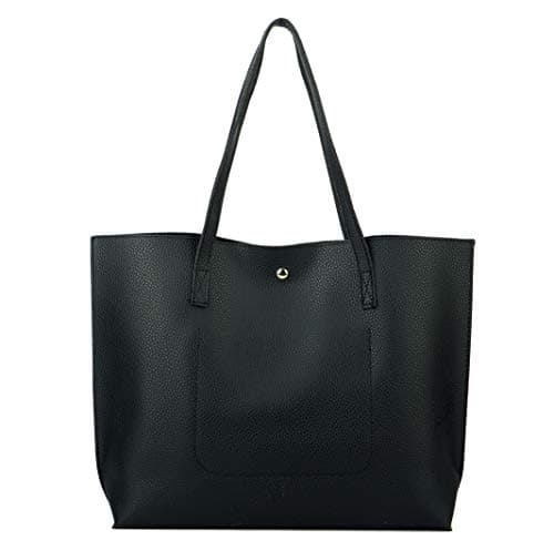 Nodykka Women Tote Bags Top Handle Satchel Handbags PU Faux Leather Tassel Shoulder Purse — view 5