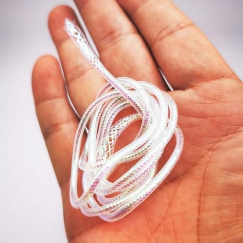 Fly Tying Flash Tube Pearl Body Material 1M Glitter Thread for Salmon Pike Sea Trout Fly Building Predatory Fish Attractor Lure Supplies Craft(6mm) — view 3