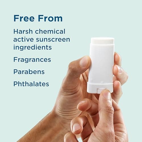 BLUE LIZARD Sensitive Mineral Sunscreen Stick with Zinc Oxide, SPF 50+, Water Resistant, UVA UVB Protection Easy to Apply, Fragrance Free, 0.5 Oz — view 5