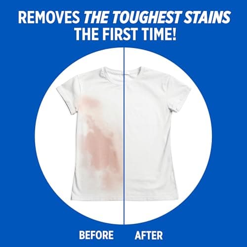 OxiClean White Revive Enzyme Laundry Stain Remover Powder, Effective on Grease, Blood, Wine Stains and More - Colour Safe, Chlorine Bleach-Free, 1.28 kg — view 5