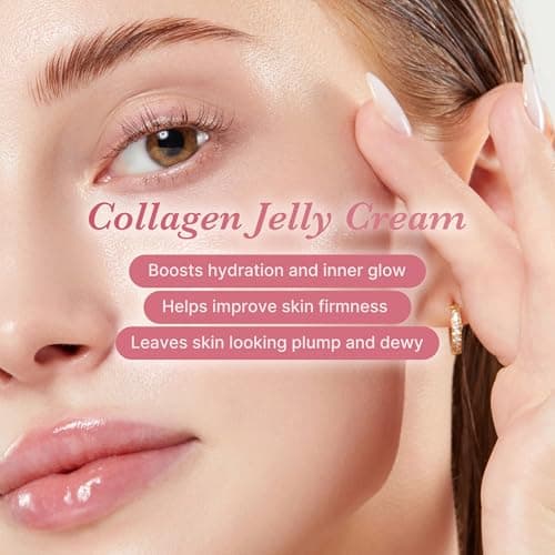 medicube Jelly Cream with Collagen, Niacinamide | Freeze-Dried Hydrolyzed Collagen for Skin Barrier Hydration & 24H Glow | Plumper, Firmer looking skin | 3.71 fl.oz — view 6