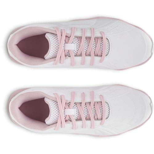 Under Armour Girls' Glyde Sola RM JR Softball Cleats, (101) White/Red/Stone, 13K, US — view 3