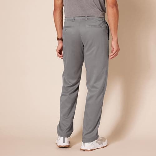 Amazon Essentials Men's Classic-Fit Moisture-Wicking Stretch Golf Pants with Active Waistband (Available in Big & Tall), Gray, 38W x 32L — view 2
