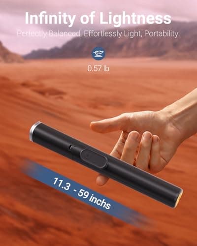 Vimose 59" Selfie Stick Tripod for iPhone with Remote & Mighty Phone Holder, Ultimate Minimalist Phone Tripod Stand for Travel Recording, Quintessential Cell Phone Stand for iPhone/Android — view 3