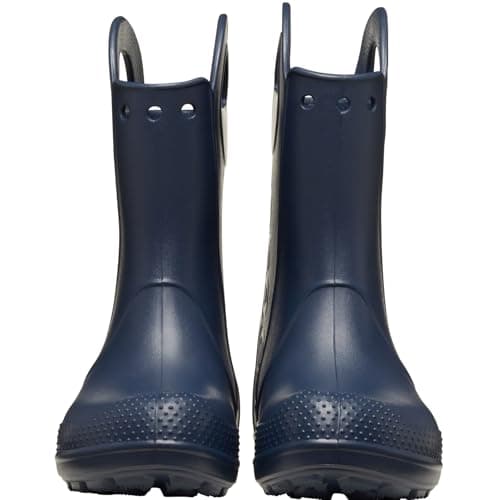 Crocs Unisex-Child Handle It Rain Boots, Navy Blue, 12 Little Kid — view 4