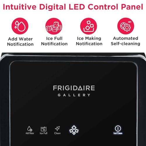 FRIGIDAIRE Touchscreen Nugget Ice Maker, Countertop Ice Machine, Sonic Ice Maker with 33 lbs. Capacity, Slate — view 5