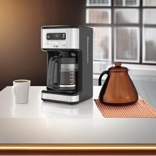 Mr. Coffee 14 Cup Programmable Coffee Maker Stainless Steel — view 4
