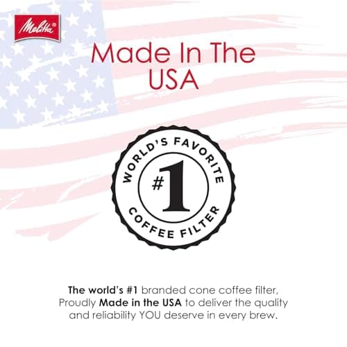 Melitta #4 Unbleached Coffee Filters, Premium, Natural Brown, Flavor Enhancing Coffee Filters for 8-12 Cup Coffee Makers, Kosher Certified, Compostable, 100 Count (Pack of 3) — view 9