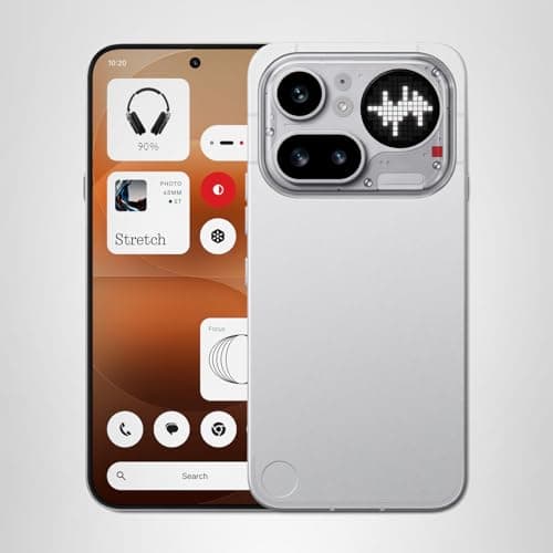 Nothing Phone (4a) Pro Cell Phone 2026 New, Unlocked Android 16 Smartphone, Triple-Lens Camera, AI Photo Edits, 6.83" 144Hz AMOLED Display, 5080mAh Battery, Dual-SIM Glyph Matrix (Sliver, 8+128GB) — view 10