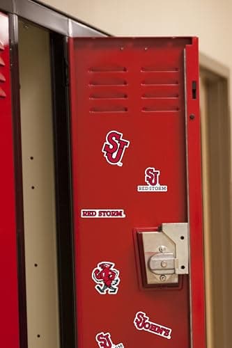 St.Johns University Spirit Logos 50ct Vinyl Large Deluxe Stickers Variety Pack - Laptop, Water Bottle, Scrapbooking, Tablet, Skateboard, Indoor/Outdoor — view 3