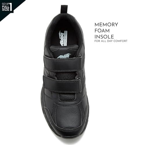 Avia Men's Avi-Union II Strap Food Service Shoe, Black/Iron Grey, 10 Wide US — view 4