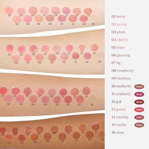 NOONI Vegan Korean Appleseed Lip Oil - Applepeony | Lip Stain, Long Lasting Hydration, Plumping, Moisturizing for Dry Lips, Peony Extract, Lip Gloss Makeup, 0.12 Fl. Oz. Baby Pink, Gifts for Women — view 8