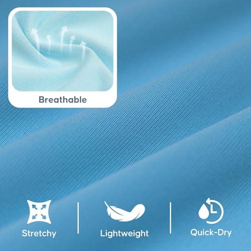 KYEESE 2Pack UV Protection Dog Shirt, UPF 50+ Cooling Dog T Shirts for Small Dogs Boy, Breathable Reflective Dogs Sun Shirts with Sleeves Summer Pet Clothes, Blue, M — view 3