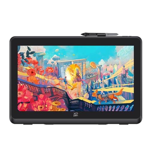 XPPen Artist 22 Plus 130% sRGB Drawing Tablet with Screen, 16.7 Million Colors Art Tablet with 16384 Pressure Stylus, Full Laminated, Anti-Glare Display Computer Graphic Tablet (22 inch)