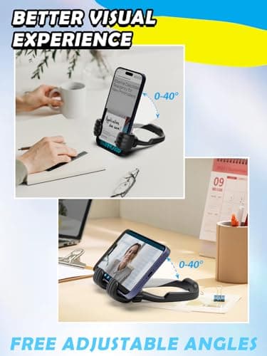 Gifts for Teens Boys Girls Adults Fathers Day: Thumbs Up Lazy Phone Stand Cell Phone Holder for Desk Kids Teenage Tween Men Women Stocking Stuffers Funny Cool Gadget Birthday Ideas Husband Dad Gifts — view 3