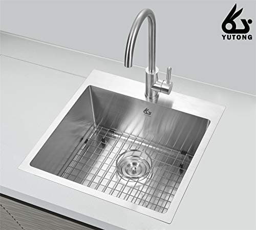 Yutong Kitchen Stainless Steel Sink Bottom Grid with Small Rounded Corner (20" x 15")