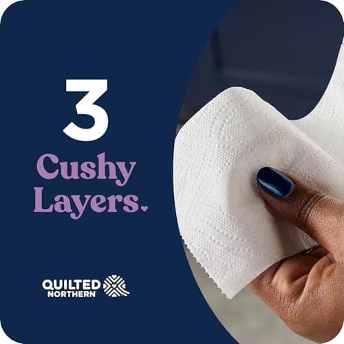 Quilted Northern Ultra Plush Toilet Paper, 6 Mega Rolls = 24 Regular Rolls, 3X Thicker*, 3 Ply Soft Toilet Tissue — view 3