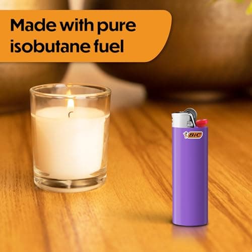 BIC Maxi Pocket Lighters, Dependable and Long-Lasting, Assorted Colors, 10-Pack (Colors May Vary) — view 7