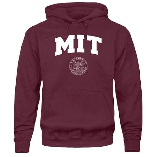 Barnesmith MIT Hooded Sweatshirt, Heritage, Maroon, Large
