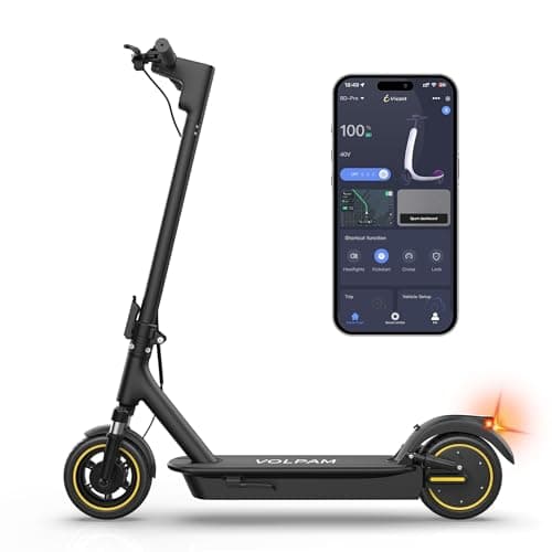 Electric Scooter, 350W Scooter, 19 MPH Max Speed & 15/23 Miles Range, Quick Folding Design, 8.5" Solid Tire, Comfortable Riding, Widened Deck, Cruise Control, Smart APP