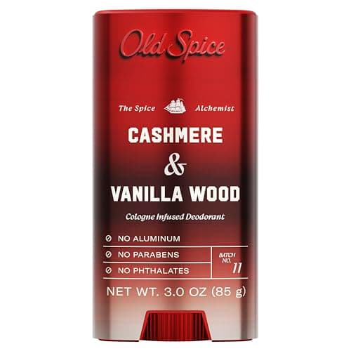 Old Spice Aluminum Free Deodorant for Men, The Spice Alchemist Collection, 24/7 Cologne Infused Scent, No Trade Off Formula, Free of Parabens & Phthalates, Cashmere + Vanilla Wood Scent, 3.0 oz — view 14