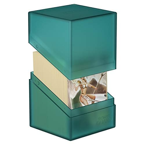 Ultimate Guard Boulder 100+ Classic, Deck Case for 100 Double-Sleeved TCG Cards, Malachite, Secure & Durable Storage for Trading Card Games, Soft-Touch Finish — view 2
