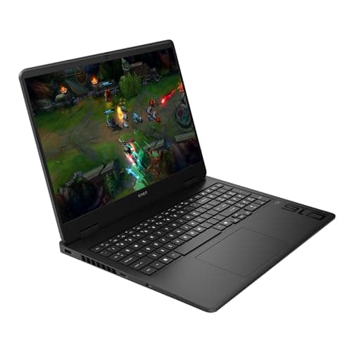 HP OMEN 16 Gaming Laptop, Intel Core 7-240H, 32GB DDR5, 1TB SSD, NVIDIA GeForce RTX 5070 GPU (8GB GDDR7), 2K IPS sRGB 144Hz VRR Display (1920x1200), Windows 11 Home, Shadow Black (16-am0030ca) — view 2