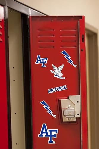 U.S. Air Force Academy Spirit Logo 50ct Vinyl Large Deluxe Stickers Variety Pack - Laptop, Water Bottle, Scrapbooking, Tablet, Skateboard, Indoor/Outdoor — view 3