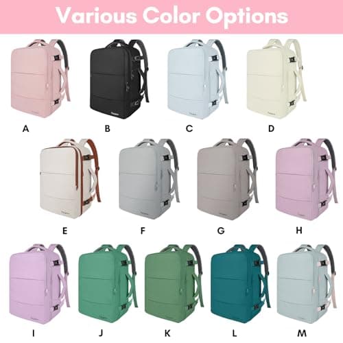Taygeer Travel Backpack for Women, TSA Carry On Backpack Flight Approved