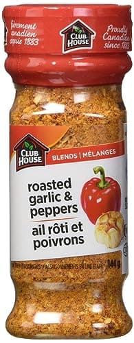 Club House, Quality Natural Herbs & Spices, Signature Blend, Roasted Garlic&Pepper 144g