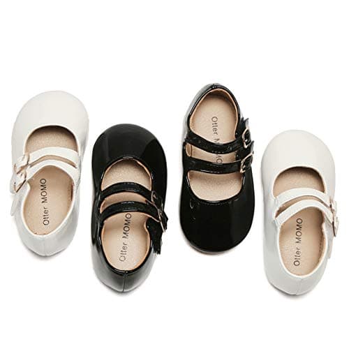 Otter MOMO Toddler/Little Girls Mary Jane Ballerina Flats Size 8 Shoes Slip-on School Party Dress Shoes — view 5