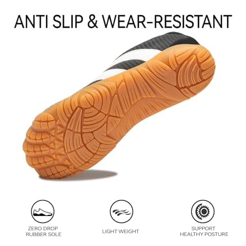 Barefoot Shoes Women Casual Sneakers,Wide Toe Box Shoes Women Zero Drop Barefoot Shoe Men,Minimalist Trail Running Shoe,Non-Slip Lightweight Breathable Comfortable Fashion Walking Hiking Shoes Unisex — view 3