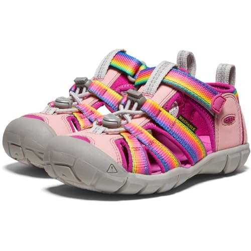 KEEN Seacamp 2 CNX Closed Toe Sandals, Rainbow/Festival Fuchsia, 11 US Unisex Little Kid — view 3