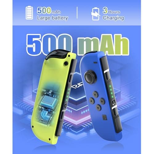 KOTILE Switch Controller,Left Right Gamepad Compatible with Switch/Lite/OLED,Controllers Supports Screenshot/Wake-up Function/Motion Control(CABY) — view 5