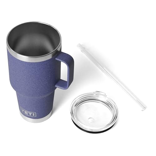 YETI Rambler 35 oz Straw Mug, Vacuum Insulated, Stainless Steel, Moon Dust — view 3