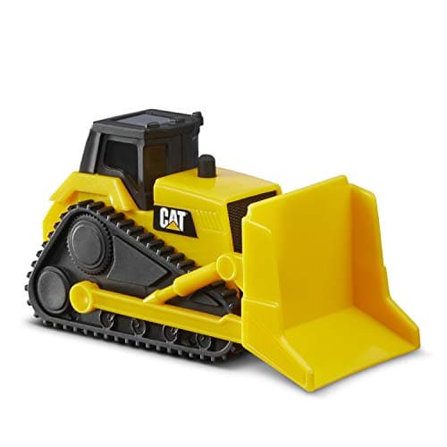CAT Construction Toys, Little Machines 5-Pack - Mini Push-Powered 3” Yellow Construction Vehicle Toys with Articulated Parts, for Kids and Toddlers Ages 3+ — view 5