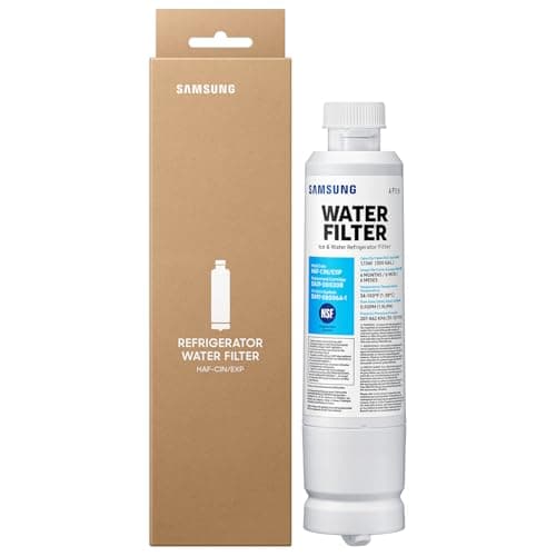 SAMSUNG Genuine Filter for Refrigerator Water and Ice, Carbon Block Filtration for Clean, Clear Drinking Water, 6-Month Life, HAF-CIN/EXP, 1 Pack — view 8