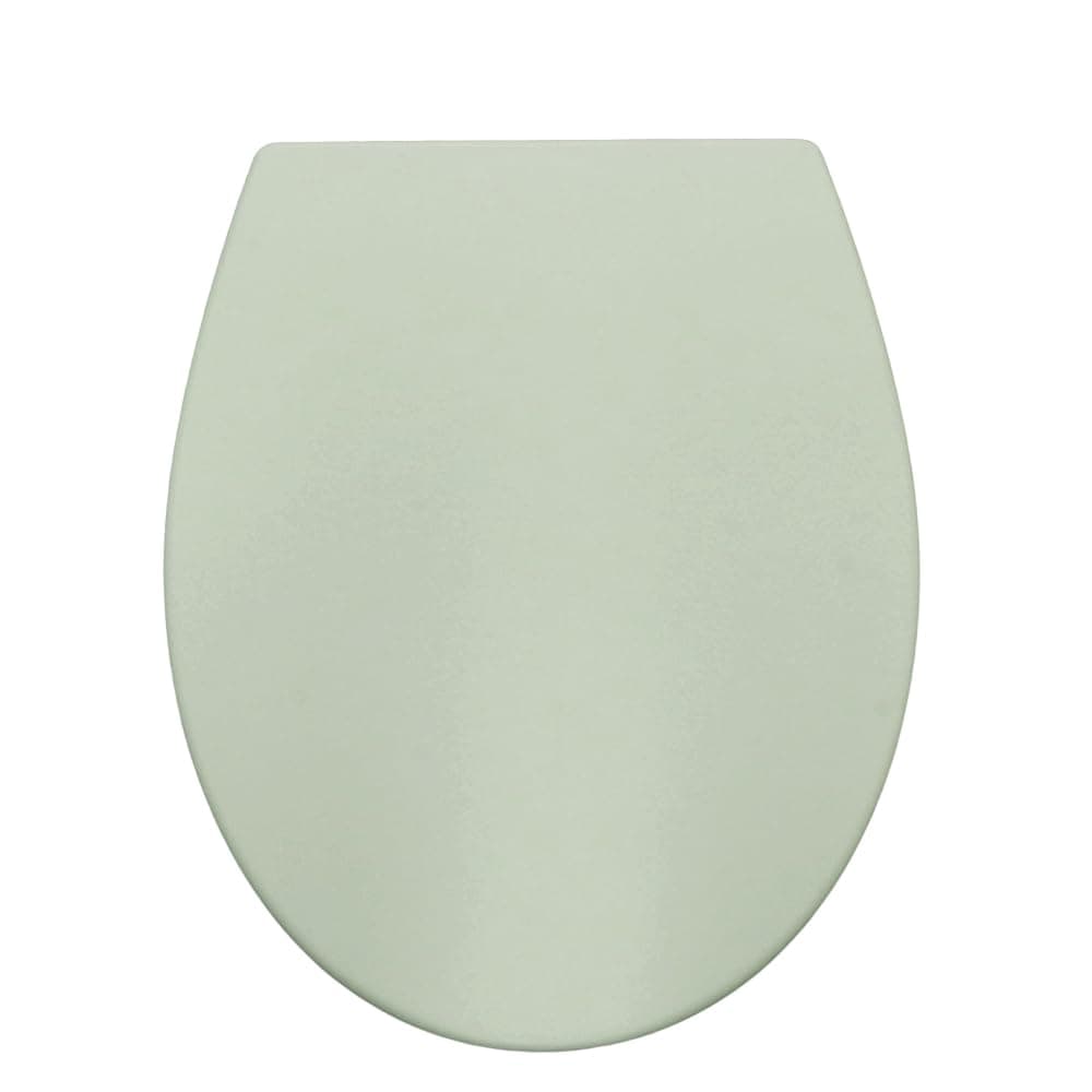 AQUALONA® Premium Thermoplastic Toilet Seat Soft Close Hardwearing Seat with Two Button Hinge Release D Shaped Easy to Clean Simple Installation Top and Bottom Fittings (White - D Shape) — view 10