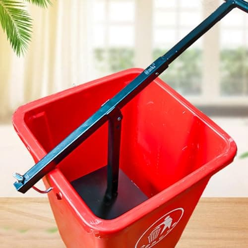 Touchless Manual Trash Compactor - Trash Can Compactor for Kitchen, Iron Trash Bin Compactor for Outdoor, Garbage Compactor for 60-100l Wheelie Bins (1) — view 2
