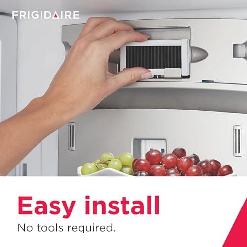 FRIGIDAIRE PAULTRA2 Pure Air Ultra II Refrigerator Air Filter with Carbon Technology to Absorb Food Odors, 3.8 Inch x 1.8 Inch, White — view 2