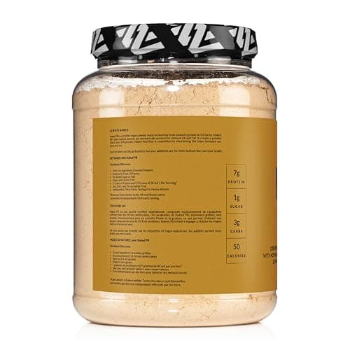 2LBs Premium Powdered Peanut Butter from US Farms – Bulk, Only Roasted Peanuts, Vegan, No Additives, Preservative Free, No Salt, No Sugar - 76 Servings - NAKED PB — view 2